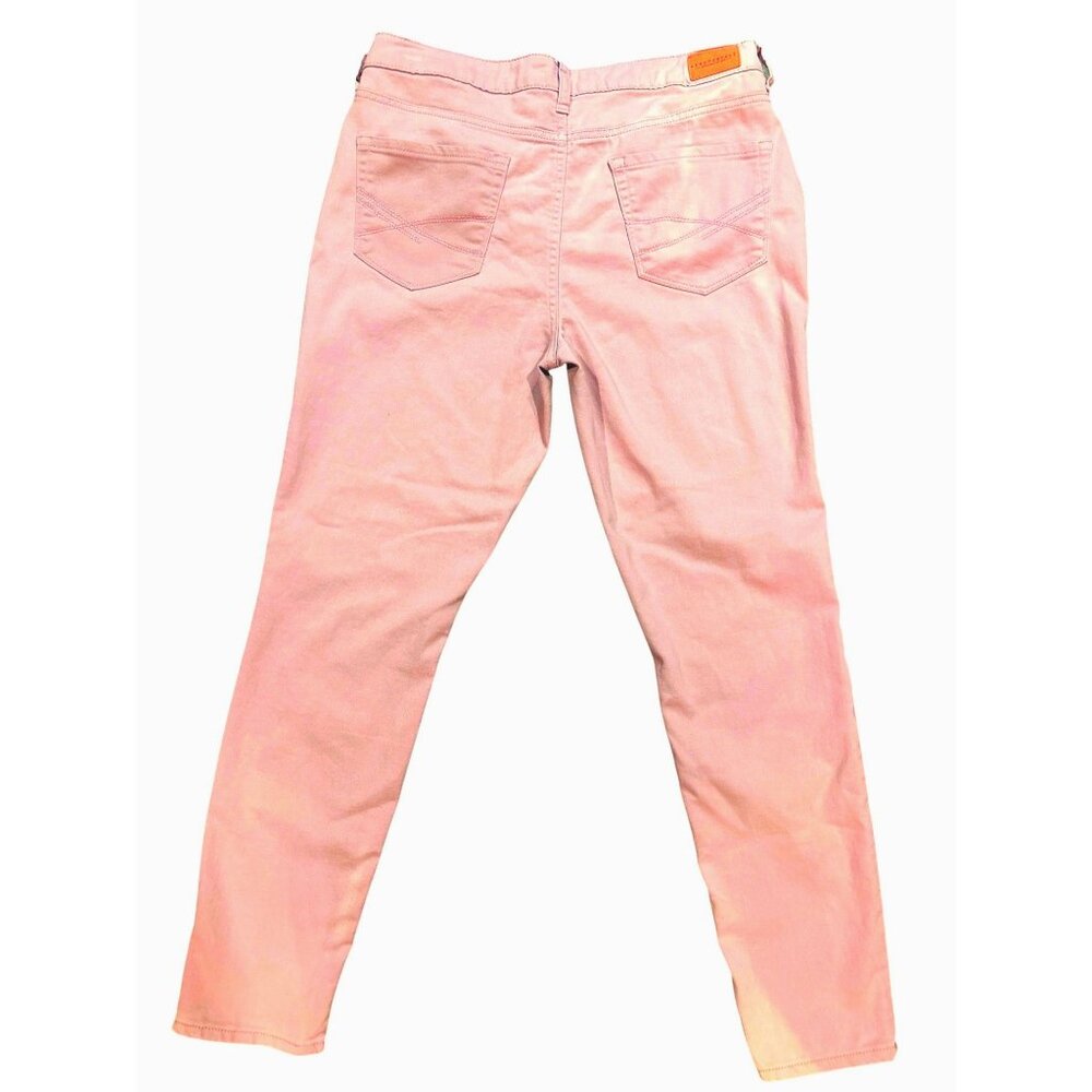Aeropostale Sz 12 Pink High Waisted Jegging Skinny Stretch Denim Pants City Chic - Picture 4 of 12